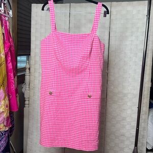 Lilly Pulitzer Sunkissed Pink Gingham Romper